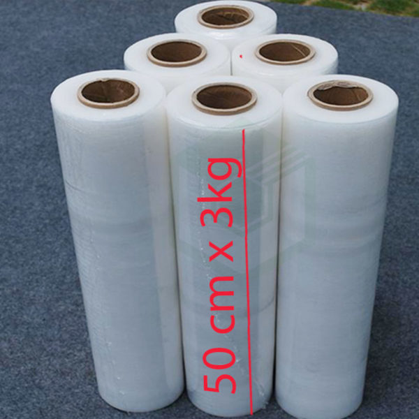 PE Pallet Wrap Film 3kg 50cm with 300 Gram Paper Core