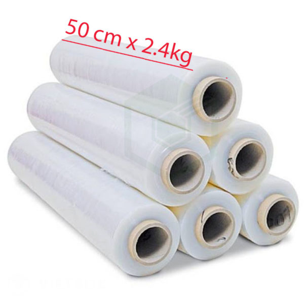 Màng PE Quấn Pallet 2.4kg 50cm Lõi Giấy 200 Gram